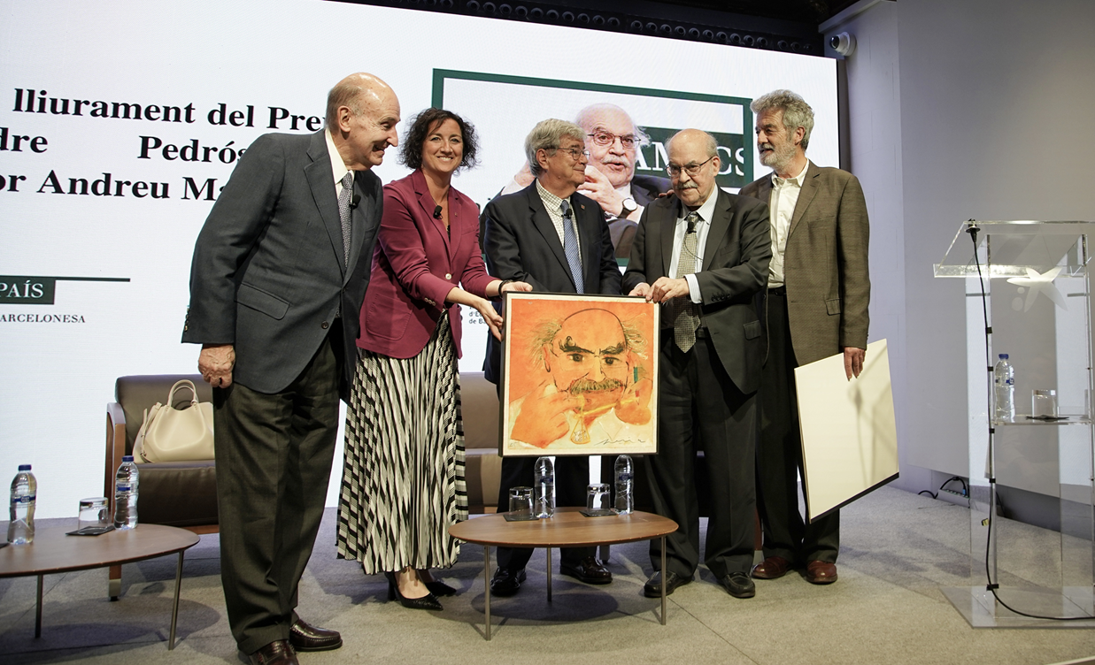 Amics del Pa�s distingue la trayectoria acad�mica y p�blica del profesor Andreu Mas-Colell con el premio Alexandre Pedr�s 2025