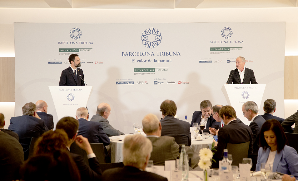 Roger Torrent i Manel P�rez a Barcelona Tribuna