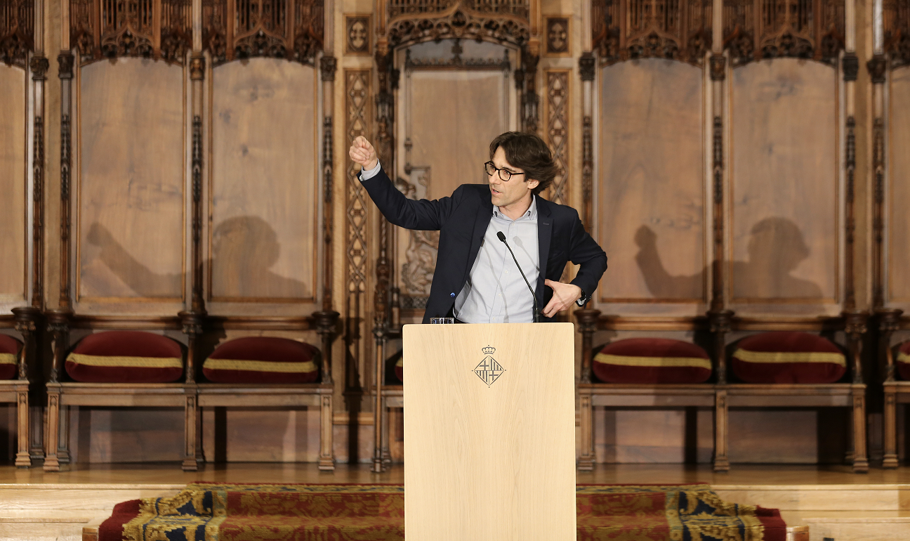 Josep Maria Martorell a l'acte d'entrega dels premis Amics del Pa�s