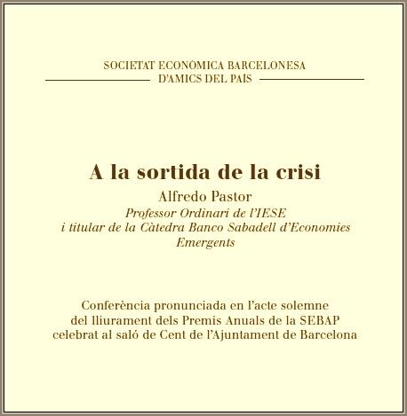 A la sortida de la crisi